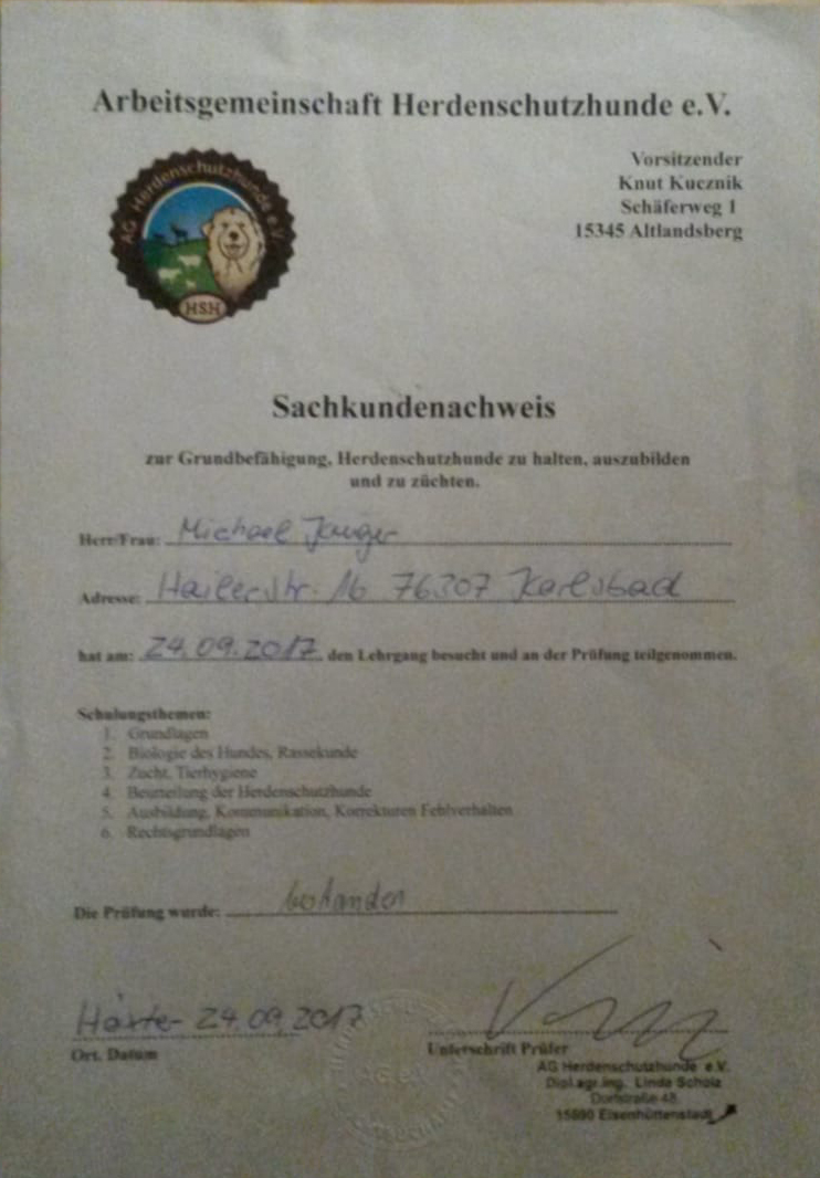 Unsere Hunde